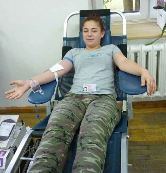 Zdjęcie 3: W szkole w Bujnach uczniowie oddawali krew