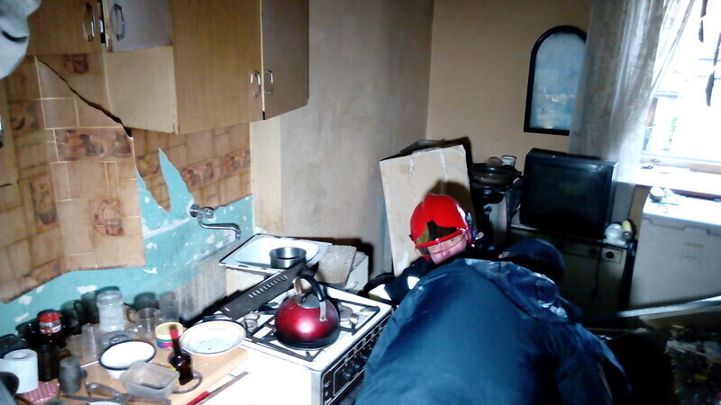 Zdjęcie 6: Wybuch gazu w kamienicy przy ul. Sulejowskiej w Piotrkowie