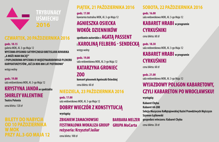 Trybunały Uśmiechu 2016