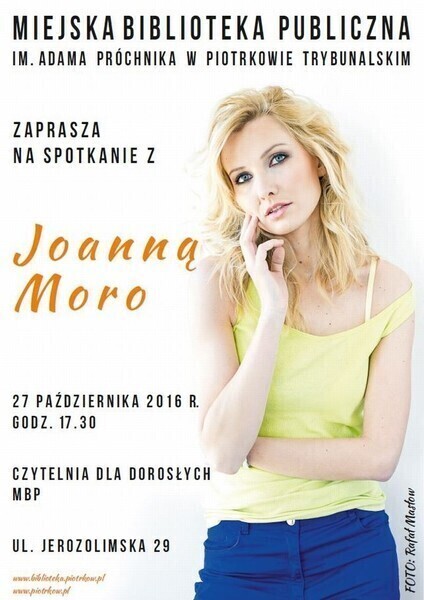 Spotkaj się z Joanną Moro