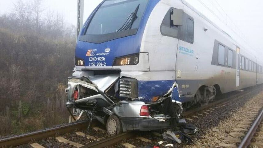 Tragedia w Piotrkowie - wjechał pod pociąg zginął na miejscu AKTUALIZACJA VIDEO