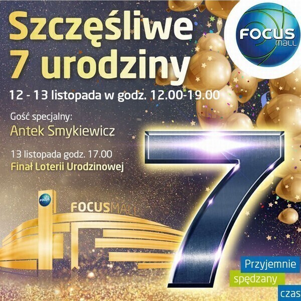 Siódme urodziny Focus Mall Piotrków Trybunalski