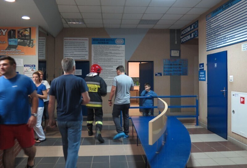 Zdjęcie 10: Skażenie chemiczne na basenie przy Belzackiej