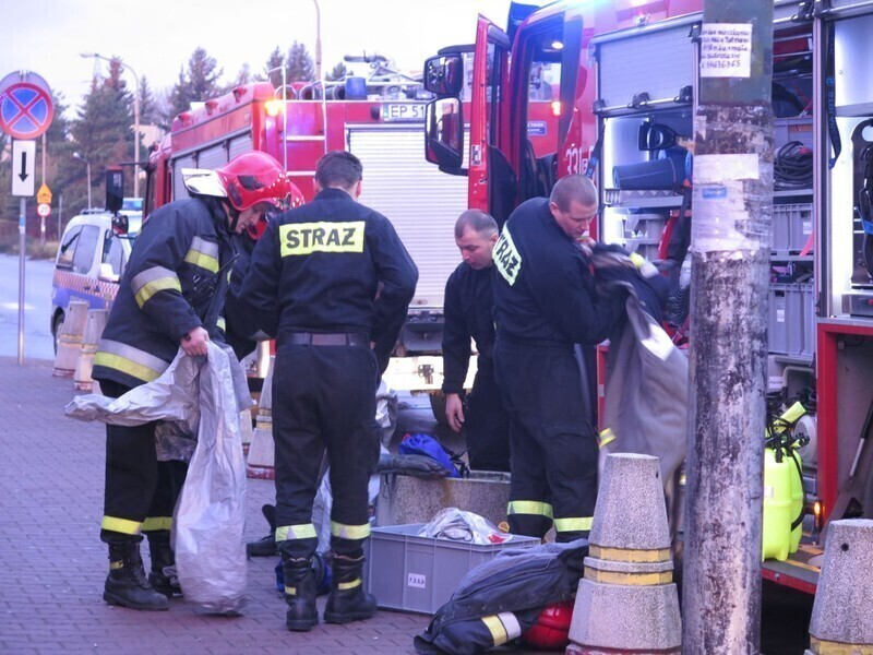 Zdjęcie 13: Skażenie chemiczne na basenie przy Belzackiej