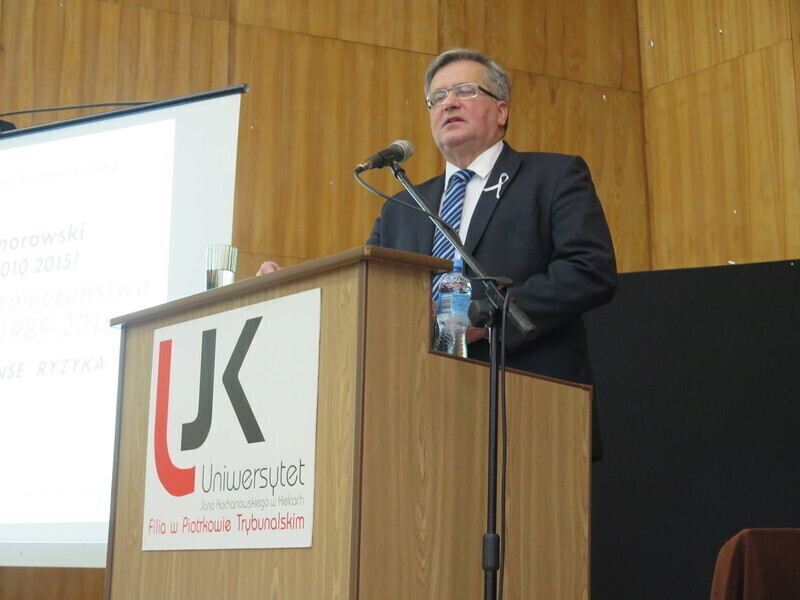 Zdjęcie 10: Bronisław Komorowski z wykładem na UJK