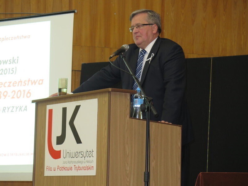 Zdjęcie 13: Bronisław Komorowski z wykładem na UJK