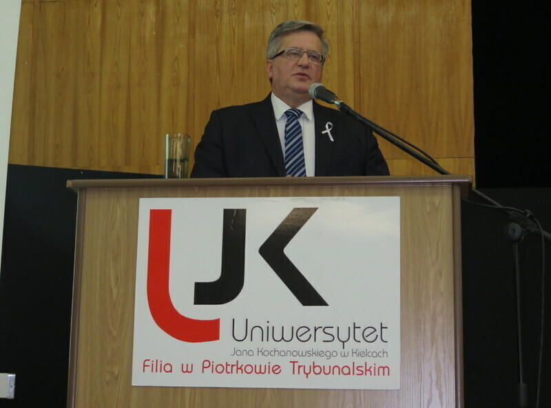 Zdjęcie 14: Bronisław Komorowski z wykładem na UJK