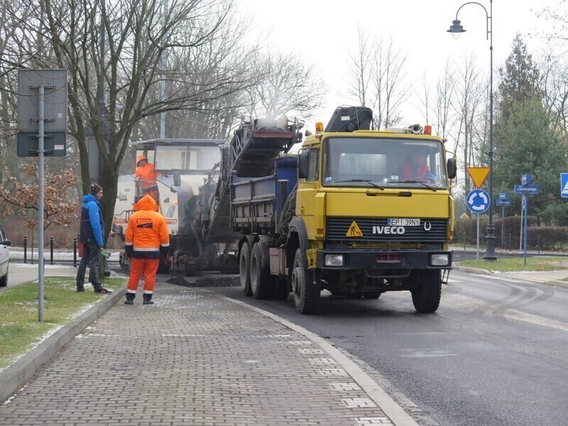 Zdjęcie 2: Fragment al. 3 Maja zamknięty dla ruchu 
