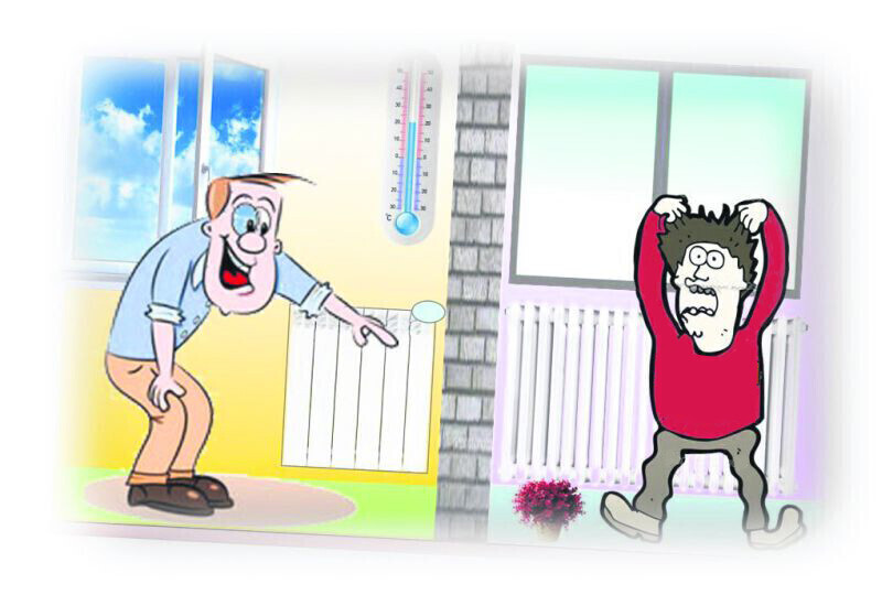 Druga strona medalu grzejnika