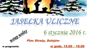 "Jasełka Uliczne" w Sulejowie  