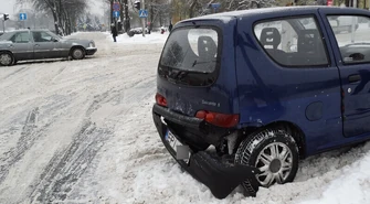 Kolizja w centrum Piotrkowa 