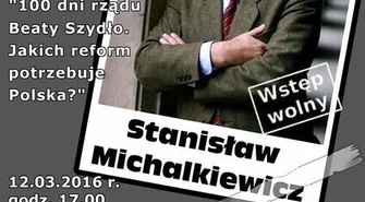 Michalkiewicz opowie o studniówce Beaty Szydło 