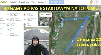 Bieg po pasie startowym