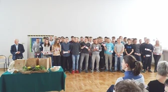 Nowa aula "Budowlanki" - wyremontowali ją uczniowie