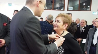 Ewa Juszko-Pałubska odznaczona Krzyżem Wolności i Solidarności  [video]