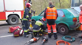 Osiemnastu rannych w wypadku na Wolborskiej