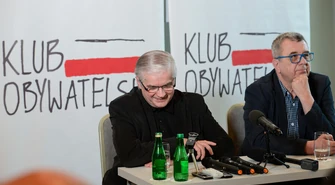 Cimoszewicz i Miecugow na spotkaniu Klubu Obywatelskiego 