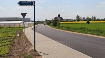 Droga w Majkowie Dużym prawie gotowa