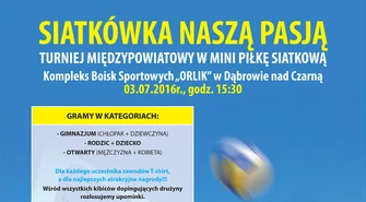 Turniej siatkarski w Dąbrowie nad Czarną