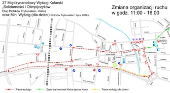 Kolarski wyścig "Solidarności" w Piotrkowie