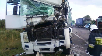 Krajowa "jedynka" była zablokowana przez wiele godzin  