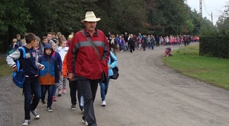 Kilkaset osób wzięło udział w Rajdzie prażonego ziemniaka 