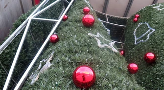 Sztuczna choinka już w Piotrkowie