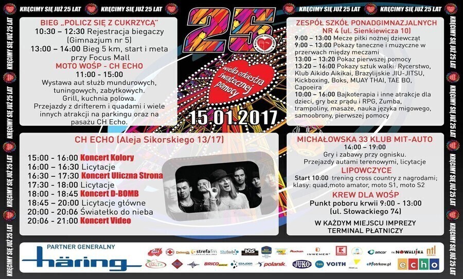 Trwa 25. finał Wielkiej Orkiestry Świątecznej Pomocy