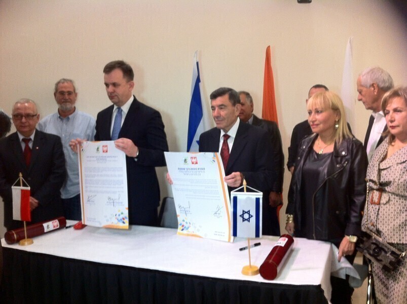 Zdjęcie 1: Prezydent Chojniak z wizytą w Izraelu