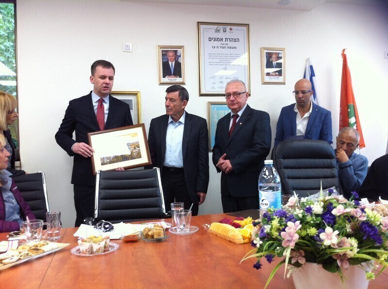 Zdjęcie 4: Prezydent Chojniak z wizytą w Izraelu