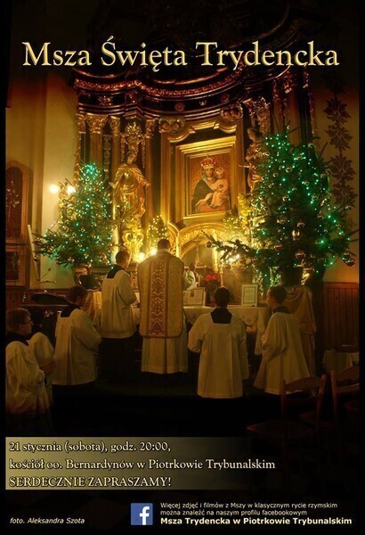 Kolejna Msza św. Trydencka w Piotrkowie