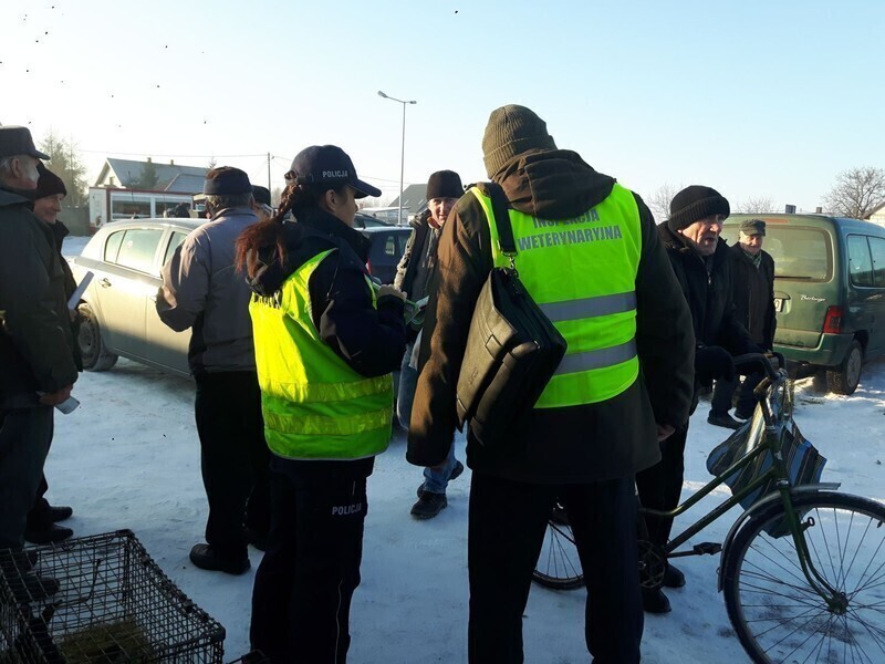 Zdjęcie 2: Kontrole na targowisku w Gorzkowicach 