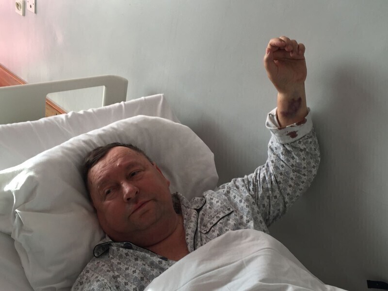 Zdjęcie 5: Stan poszkodowanych w karambolu stabilny 