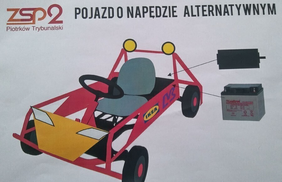 Uczniowie z Piotrkowa konstruują samochód elektryczny