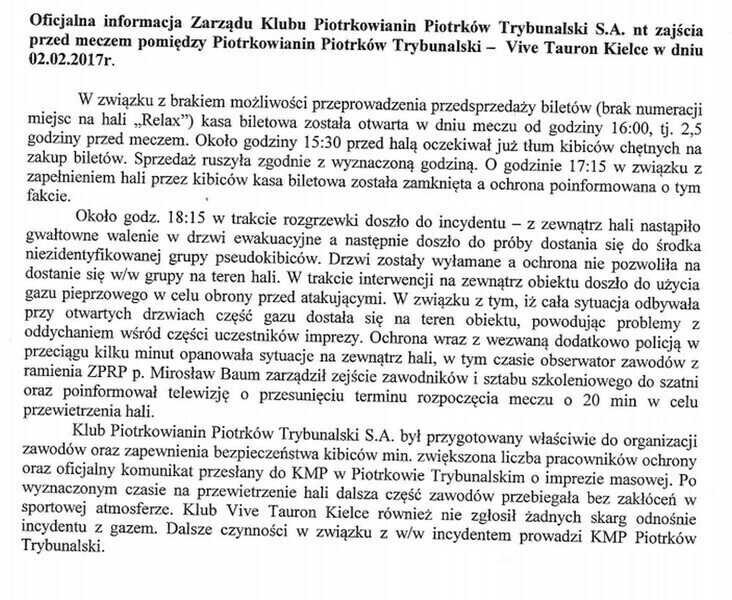 Zdjęcie 6: Kibice Piotrkowianina aresztowani przed meczem [AKTUALIZACJA]