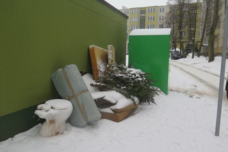 Zdjęcie 4: Dwa klozety, kanapa i choinka 