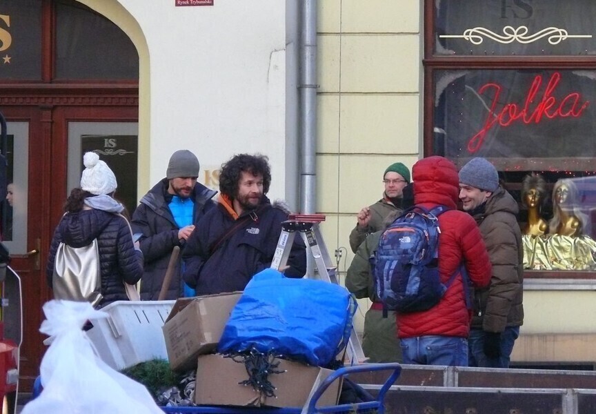 Filmowcy od rana pracują na Rynku Trybunalskim