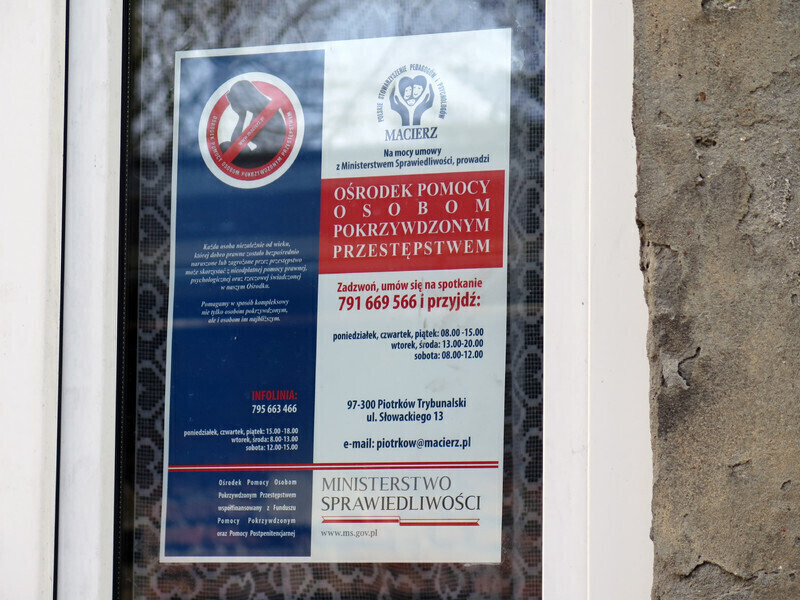 Pomoc dla ofiar przestępstw w Piotrkowie