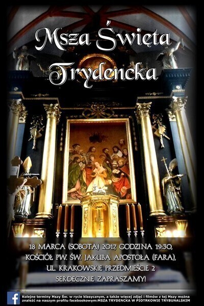 Msza Trydencka tym razem u Fary