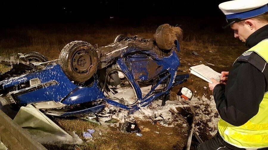 Dwie osoby nie żyją - tragiczny wypadek na DK1 AKTUALIZACJA