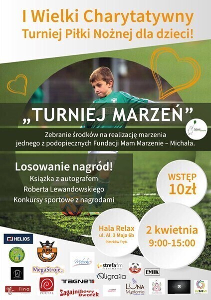 Sportowcy pomagają choremu Michałowi pomóż i Ty