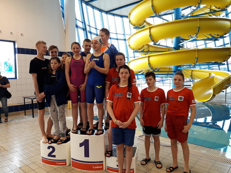 Trzecie miejsce sztafety piotrkowskiego Delfina