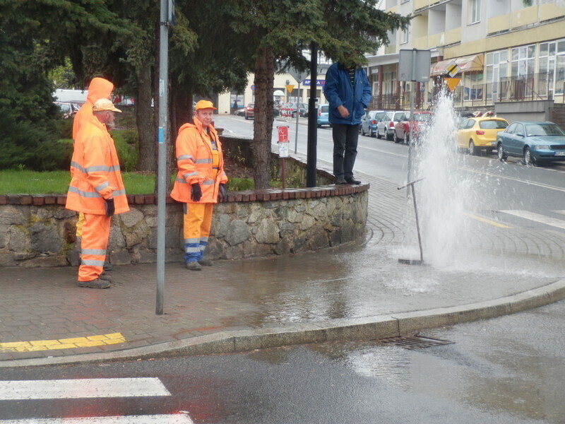 Fontanna przed Urzędem Miasta
