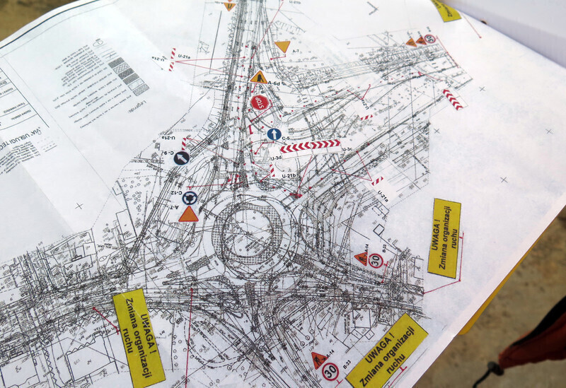 Przebudowa ronda Sulejowskiego na ostatniej prostej Najgorsze już za nami