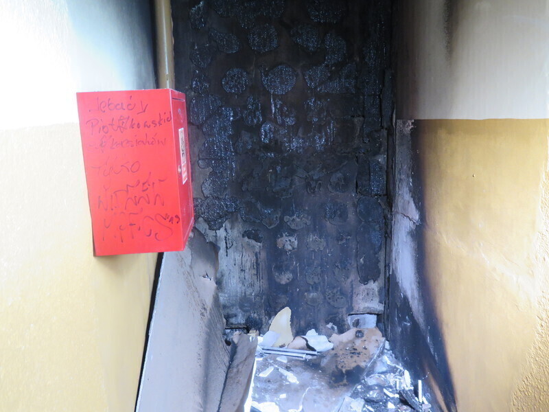 Bezdomny zaprószył ogień