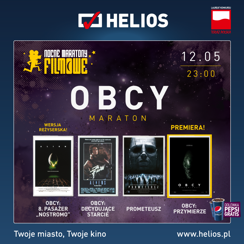 Nocny Maraton Obcego w kinie Helios