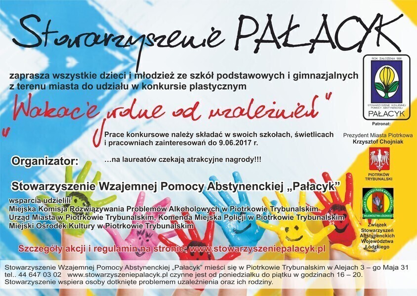 Konkurs plastyczny Wakacje wolne od uzależnień