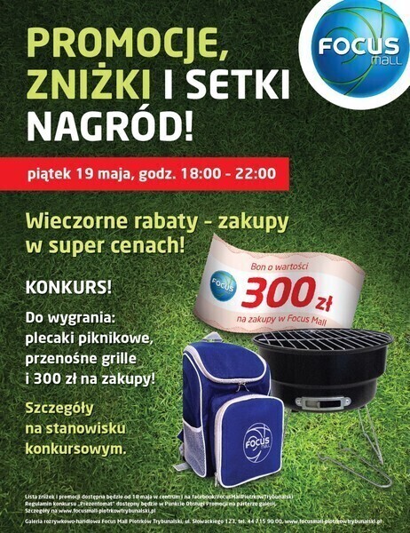 Promocje zniżki nagrody czyli wieczór zakupów w Focus Mall