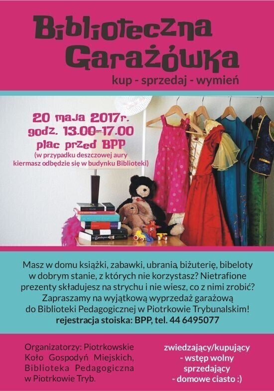 Wyprzedaż garażowa w Piotrkowie