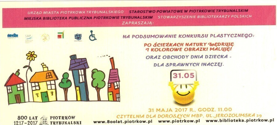 Po ścieżkach natury wędruję i kolorowe obrazki maluję